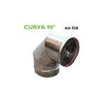 CURVA 90° INOX 316 L D 150