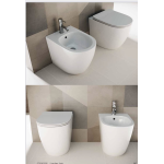 BIDET MADE A TERRA BIANCO LUCIDO